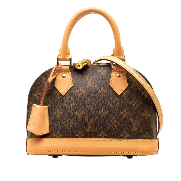 ルイ ヴィトン モノグラム アルマBB ハンドバッグ ショルダーバッグ 2WAY M53152 ブラウン PVC レザー レディース LOUIS VUITTON 【中古】