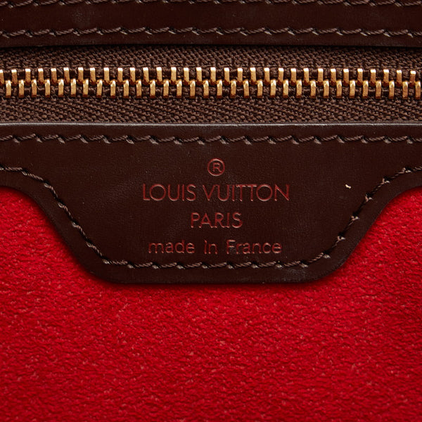 ルイ ヴィトン ダミエ ハムステッドPM トートバッグ ハンドバッグ N51205 ブラウン PVC レザー レディース LOUIS VUITTON 【中古】