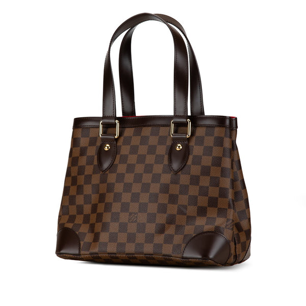 ルイ ヴィトン ダミエ ハムステッドPM トートバッグ ハンドバッグ N51205 エベヌ ブラウン PVC レザー レディース LOUIS VUITTON 【中古】