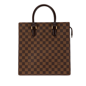 ルイ ヴィトン ダミエ  ヴェニスPM トートバッグ ハンドバッグ N51145 ブラウン PVC レザー レディース LOUIS VUITTON 【中古】