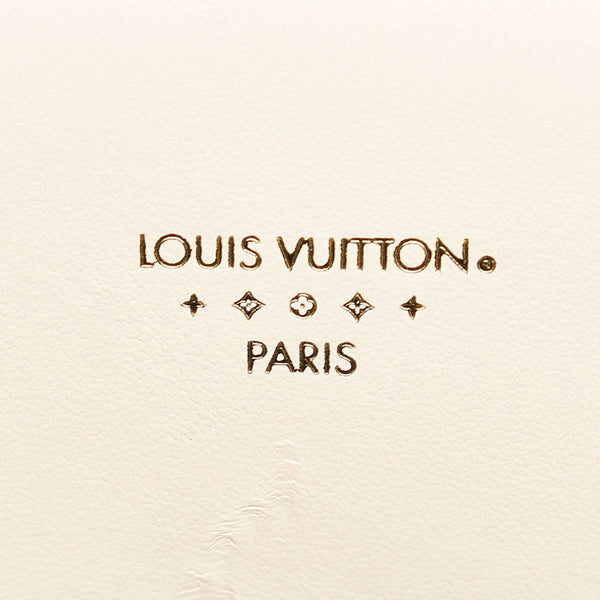 ルイ ヴィトン LV ポンヌフ 斜め掛け ショルダーバッグ M55950 クレーム ホワイト スムースレザー レディース LOUIS VUITTON 【中古】