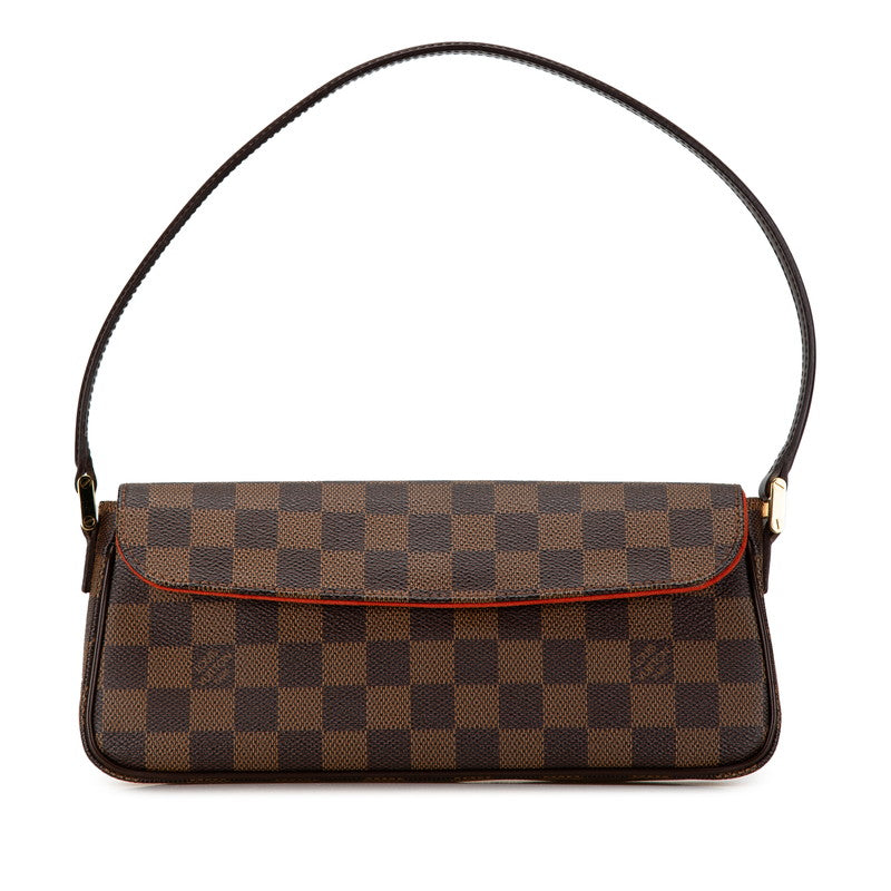 ルイ ヴィトン ダミエ レコレータ ショルダーバッグ N51299 ブラウン PVC レザー レディース LOUIS VUITTON 【中古】