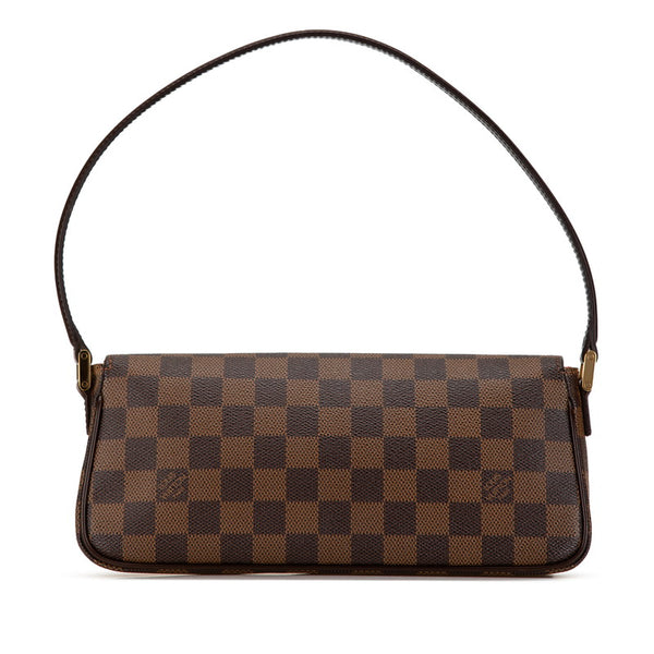 ルイ ヴィトン ダミエ レコレータ ショルダーバッグ N51299 ブラウン PVC レザー レディース LOUIS VUITTON 【中古】