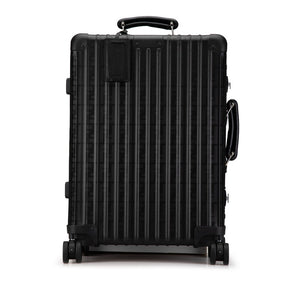 フェンディ × RIMOWA リモア ズッカ クラシック キャビンS キャリーバッグ スーツケース ブラック アルミ レザー レディース FENDI 【中古】