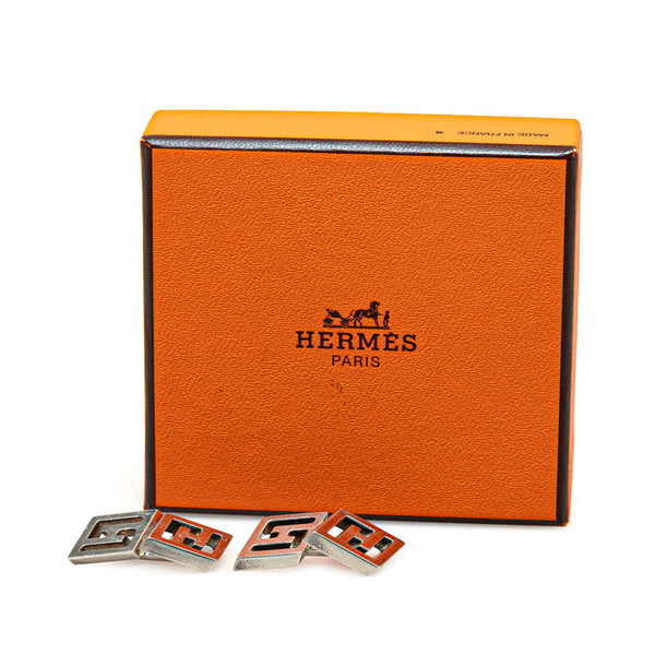 エルメス Hロゴ カフス SV925 シルバー レディース HERMES 【中古】