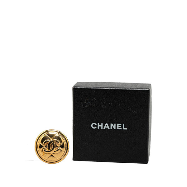 シャネル マトラッセ ココマーク ブローチ ゴールド メッキ レディース CHANEL 【中古】