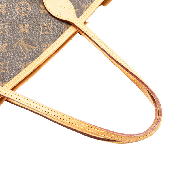 ルイ ヴィトン モノグラム ネヴァーフルPM ハンドバッグ トートバッグ M40155 ブラウン PVC レザー レディース LOUIS VUITTON 【中古】