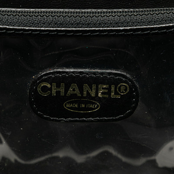 シャネル ココマーク ハンドバッグ ヴァニティバッグ バニティバッグ ブラック キャビアスキン レディース CHANEL 【中古】