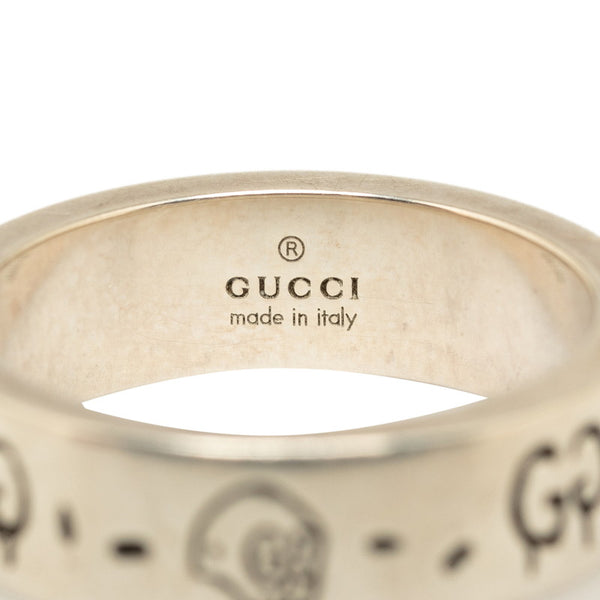 グッチ GG ゴースト リング 指輪 シルバー SV925 シルバー レディース GUCCI 【中古】