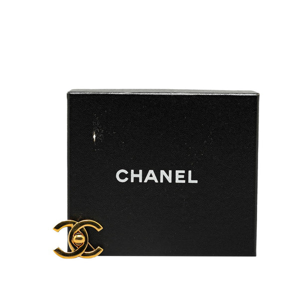 シャネル ヴィンテージ ココマーク ターンロック ラージ ブローチ ゴールド メッキ レディース CHANEL 【中古】