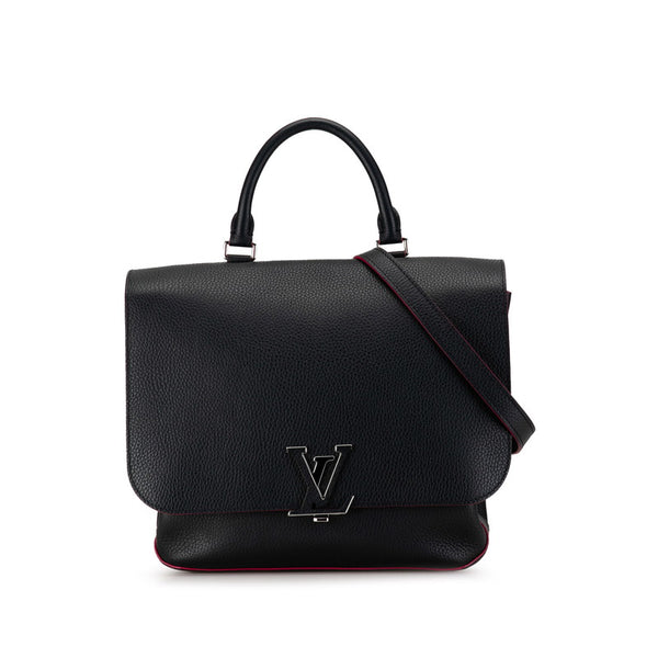 ルイ ヴィトン ヴォルタ LVロゴ ハンドバッグ ショルダーバッグ 2WAY M42285 ネイビー ピンク レザー レディース LOUIS VUITTON 【中古】