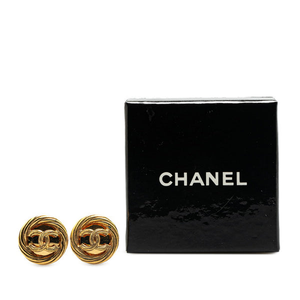 シャネル ヴィンテージ ココマーク イヤリング ゴールド メッキ レディース CHANEL 【中古】