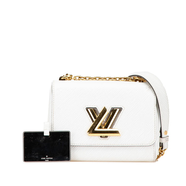 ルイ ヴィトン エピ ツイストPM 斜め掛け チェーン ショルダーバッグ M59886 ホワイト レザー レディース LOUIS VUITTON 【中古】