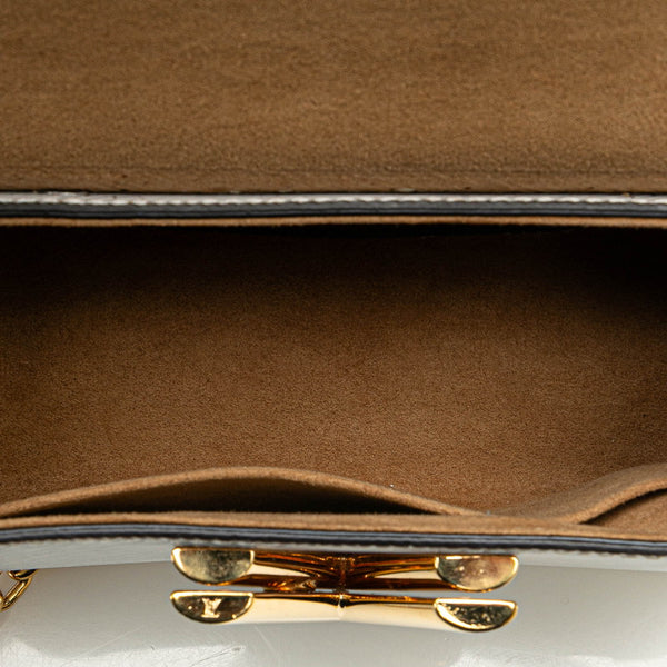 ルイ ヴィトン エピ ツイストPM 斜め掛け チェーン ショルダーバッグ M59886 ホワイト レザー レディース LOUIS VUITTON 【中古】