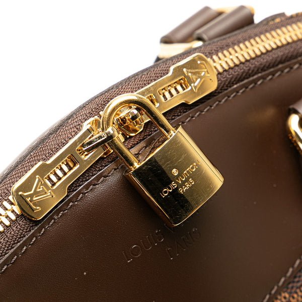 ルイ ヴィトン ダミエ ヴェローナPM ショルダーバッグ ハンドバッグ N41117 ブラウン PVC レザー レディース LOUIS VUITTON 【中古】