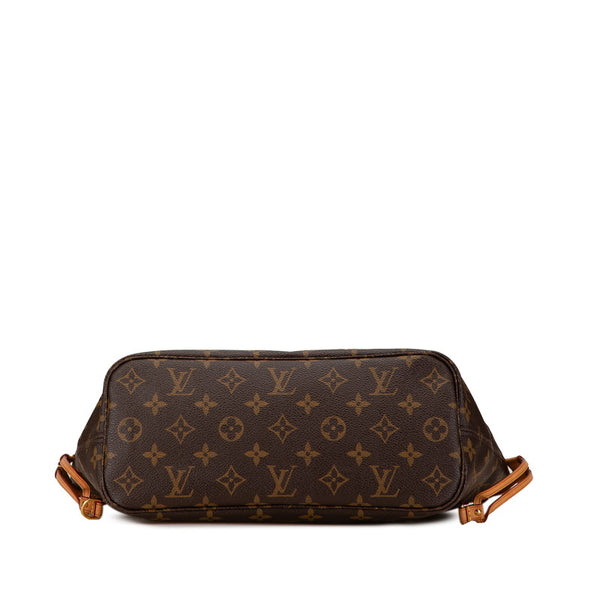 ルイ ヴィトン モノグラム ネヴァーフルPM トートバッグ ハンドバッグ M41000 ブラウン PVC レザー レディース LOUIS VUITTON 【中古】