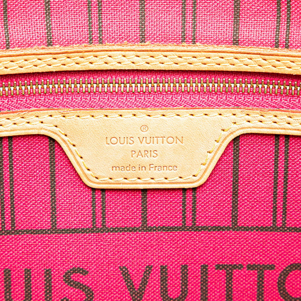 ルイ ヴィトン モノグラム ネヴァーフルPM トートバッグ ハンドバッグ M41000 ブラウン PVC レザー レディース LOUIS VUITTON 【中古】