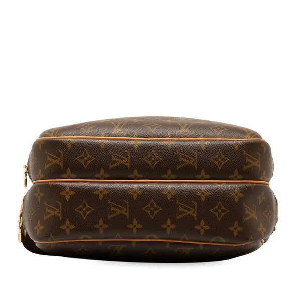 ルイ ヴィトン モノグラム リポーターPM 斜め掛け ショルダーバッグ M45254 ブラウン PVC レザー レディース LOUIS VUITTON 【中古】