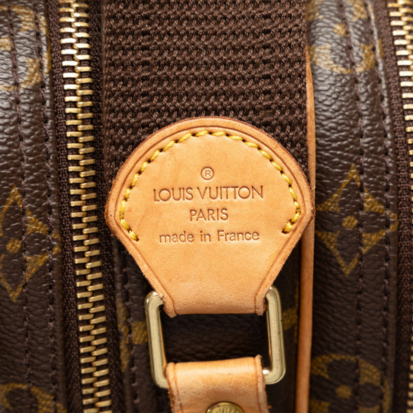 ルイ ヴィトン モノグラム リポーターPM 斜め掛け ショルダーバッグ M45254 ブラウン PVC レザー レディース LOUIS VUITTON 【中古】