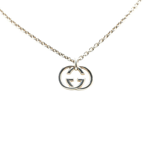 グッチ インターロッキングG ネックレス SV925 シルバー レディース GUCCI 【中古】
