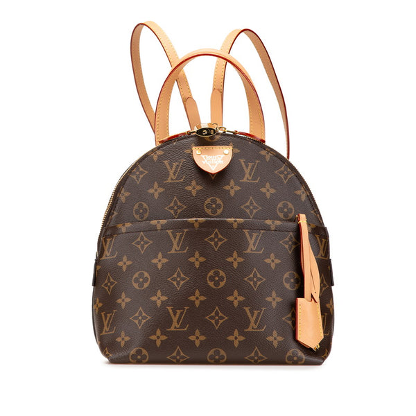 ルイ ヴィトン モノグラム ムーンバックパックPM リュック・デイパック M44944 ブラウン PVC レザー レディース LOUIS VUITTON 【中古】