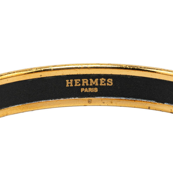 エルメス エマイユPM  バングル マルチカラー ゴールド メッキ レディース HERMES 【中古】