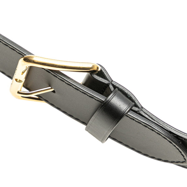 ルイ ヴィトン エピ パピヨン トランク 斜め掛け ショルダーバッグ M58655 ノワール ブラック レザー レディース LOUIS VUITTON 【中古】