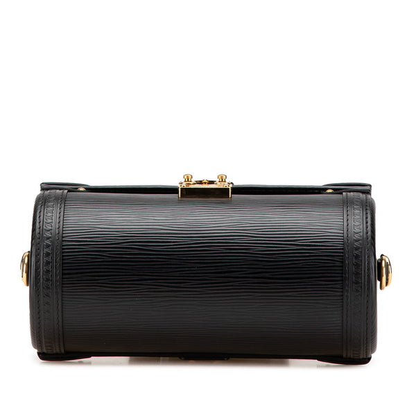 ルイ ヴィトン エピ パピヨン トランク 斜め掛け ショルダーバッグ M58655 ノワール ブラック レザー レディース LOUIS VUITTON 【中古】