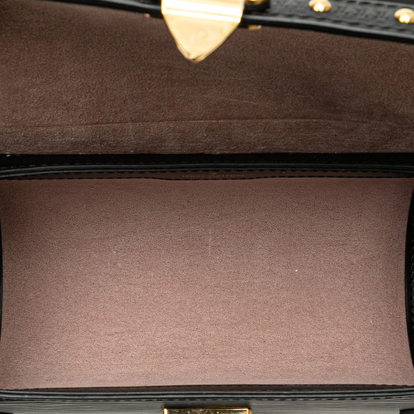 ルイ ヴィトン エピ パピヨン トランク 斜め掛け ショルダーバッグ M58655 ノワール ブラック レザー レディース LOUIS VUITTON 【中古】