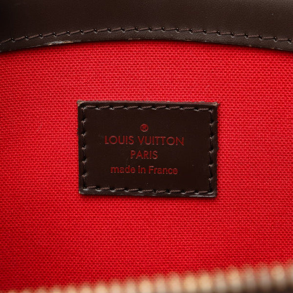 ルイ ヴィトン ダミエ ヴェローナGM ハンドバッグ トートバッグ N41119 エベヌ ブラウン PVC レザー レディース LOUIS VUITTON 【中古】