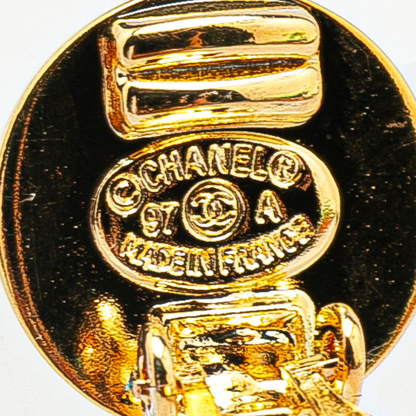 シャネル ヴィンテージ ココマーク ターンロック イヤリング ゴールド メッキ レディース CHANEL 【中古】