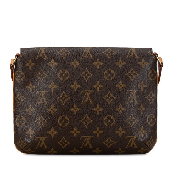 ルイ ヴィトン モノグラム ミュゼット タンゴ ショート ショルダーバッグ M51257 ブラウン PVC レザー レディース LOUIS VUITTON 【中古】