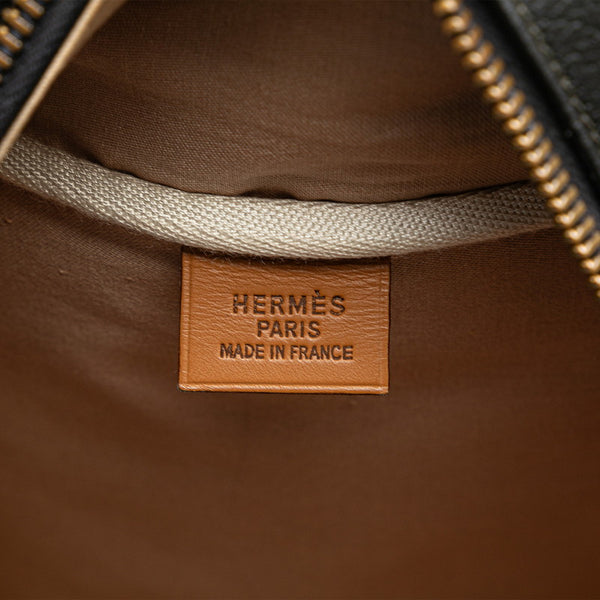 エルメス ヴィクトリア 斜め掛け ショルダーバッグ ブラック アルデンヌ レディース HERMES 【中古】