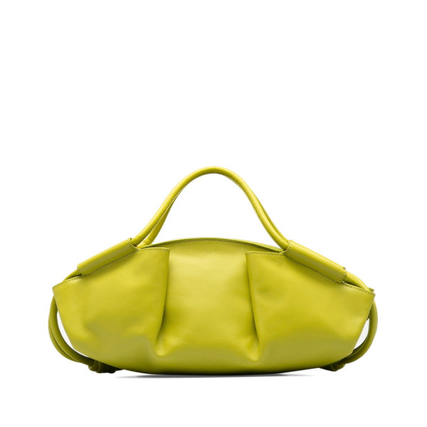 ロエベ パセオバッグ ハンドバッグ ショルダーバッグ 2WAY グリーン レザー レディース LOEWE 【中古】