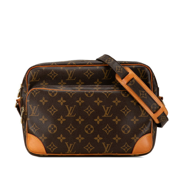 ルイ ヴィトン モノグラム ナイル 斜め掛け ショルダーバッグ M45244 ブラウン PVC レザー レディース LOUIS VUITTON 【中古】