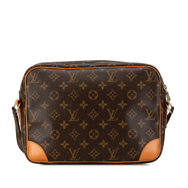 ルイ ヴィトン モノグラム ナイル 斜め掛け ショルダーバッグ M45244 ブラウン PVC レザー レディース LOUIS VUITTON 【中古】