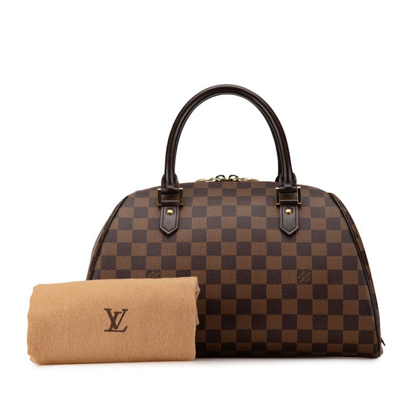 ルイ ヴィトン ダミエ リベラMM ハンドバッグ ミニボストンバッグ N41434 ブラウン PVC レザー レディース LOUIS VUITTON 【中古】