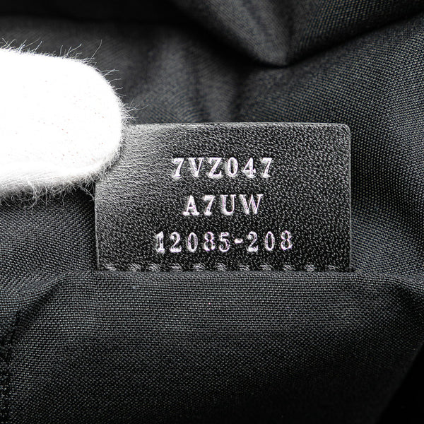 フェンディ ズッカ リュック バックパック 7VZ047 ブラック ブラウン ナイロン レザー メンズ FENDI 【中古】