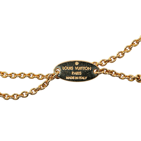 ルイ ヴィトン LOVE＆ME H ブレスレット M67165 ゴールド メッキ レディース LOUIS VUITTON 【中古】