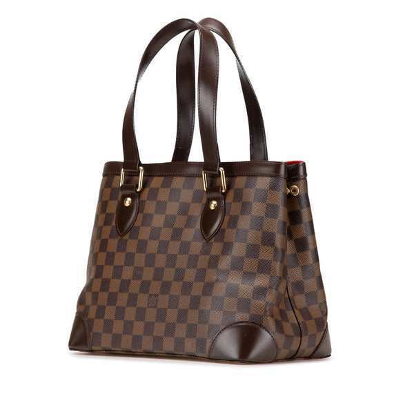 ルイ ヴィトン ダミエ ハムステッドPM トートバッグ ハンドバッグ N51205 エベヌ ブラウン PVC レザー レディース LOUIS VUITTON 【中古】