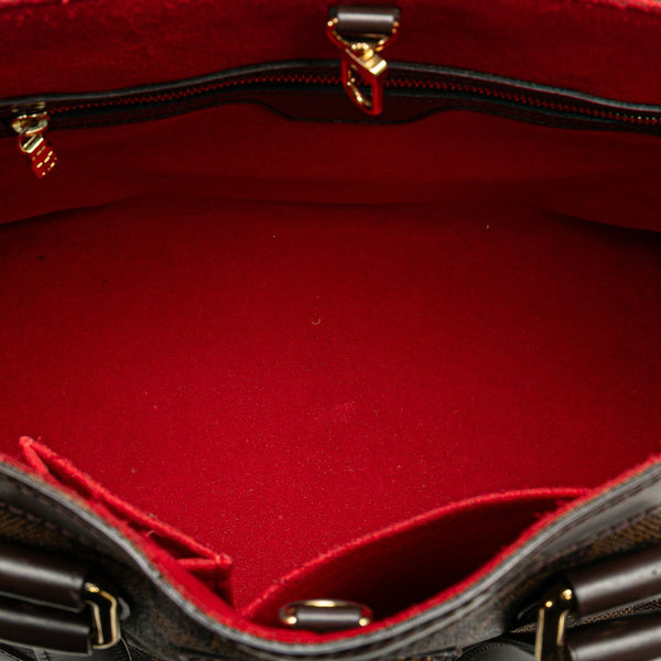 ルイ ヴィトン ダミエ ハムステッドPM トートバッグ ハンドバッグ N51205 エベヌ ブラウン PVC レザー レディース LOUIS VUITTON 【中古】