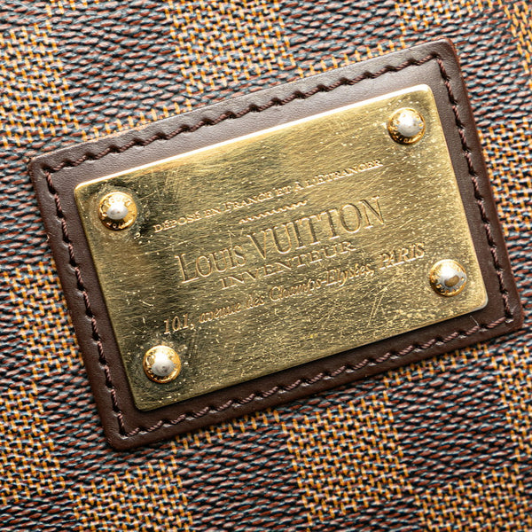ルイ ヴィトン ダミエ ハムステッドPM トートバッグ ハンドバッグ N51205 エベヌ ブラウン PVC レザー レディース LOUIS VUITTON 【中古】