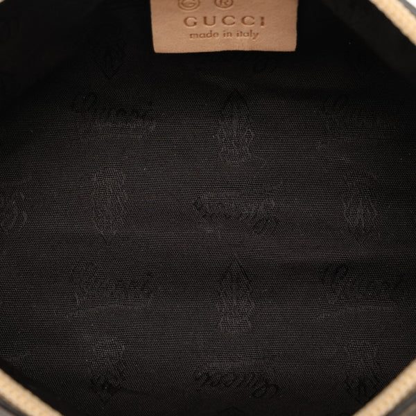 グッチ グッチシマ ポーチ 272367 ベージュ レザー レディース GUCCI 【中古】