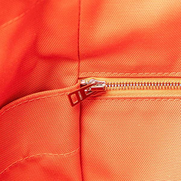 エルメス サックドパンサージュ グルーム トートバッグ ショルダーバッグ 2WAY カーキ キャンバス レザー レディース HERMES 【中古】