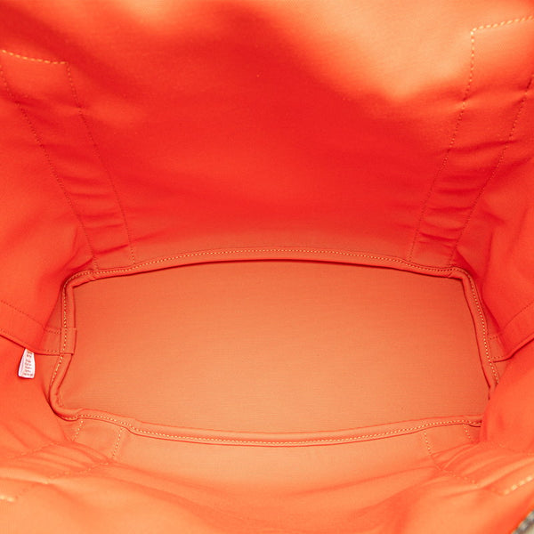 エルメス サックドパンサージュ グルーム トートバッグ ショルダーバッグ 2WAY カーキ キャンバス レザー レディース HERMES 【中古】