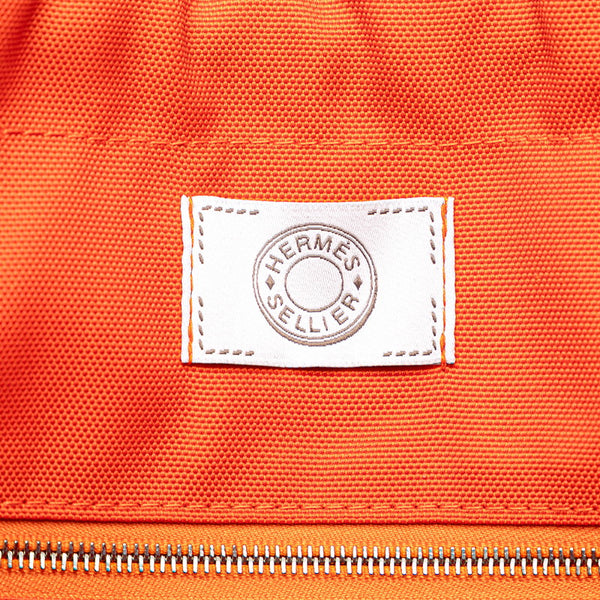 エルメス サックドパンサージュ グルーム トートバッグ ショルダーバッグ 2WAY カーキ キャンバス レザー レディース HERMES 【中古】