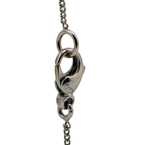 シャネル ココマーク フラワー てんとう虫 ネックレス シルバー マルチカラー メタル エナメル レディース CHANEL 【中古】