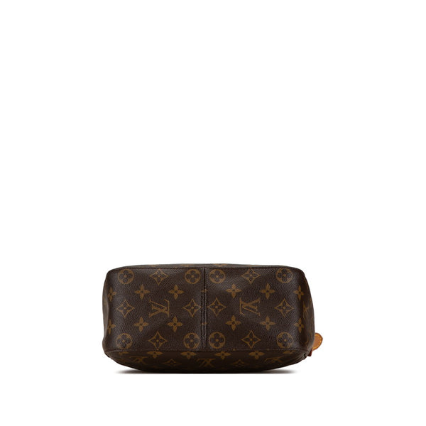 ルイ ヴィトン モノグラム ルーピングMM ショルダーバッグ M51146 ブラウン PVC レザー レディース LOUIS VUITTON 【中古】