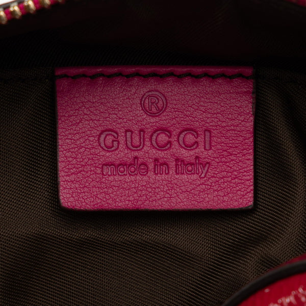 グッチ インターロッキングG  ソーホー  ポーチ 308634 ピンク パテントレザー レディース GUCCI 【中古】