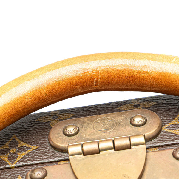 ルイ ヴィトン モノグラム プレジデント クラソール アタッシュケース トランク M53012 ブラウン PVC レザー メンズ LOUIS VUITTON 【中古】